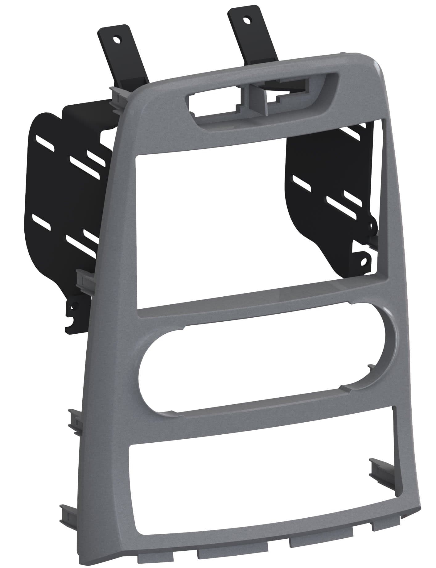 Scosche HY1624B Compatible with 2010-12 Hyundai Genesis Coupe, ISO Double DIN & DIN+Pocket Dash Kit, Manual A/C, Black