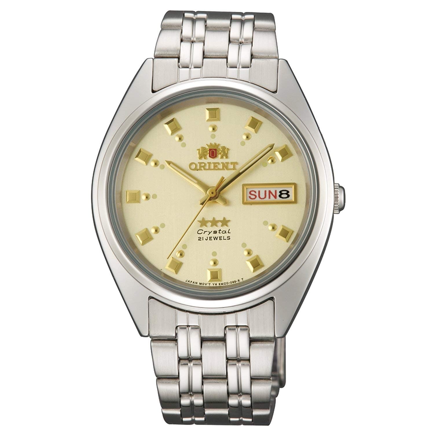 Orient Tri Star Automatic Champagne Dial Unisex Watch FAB00009C9