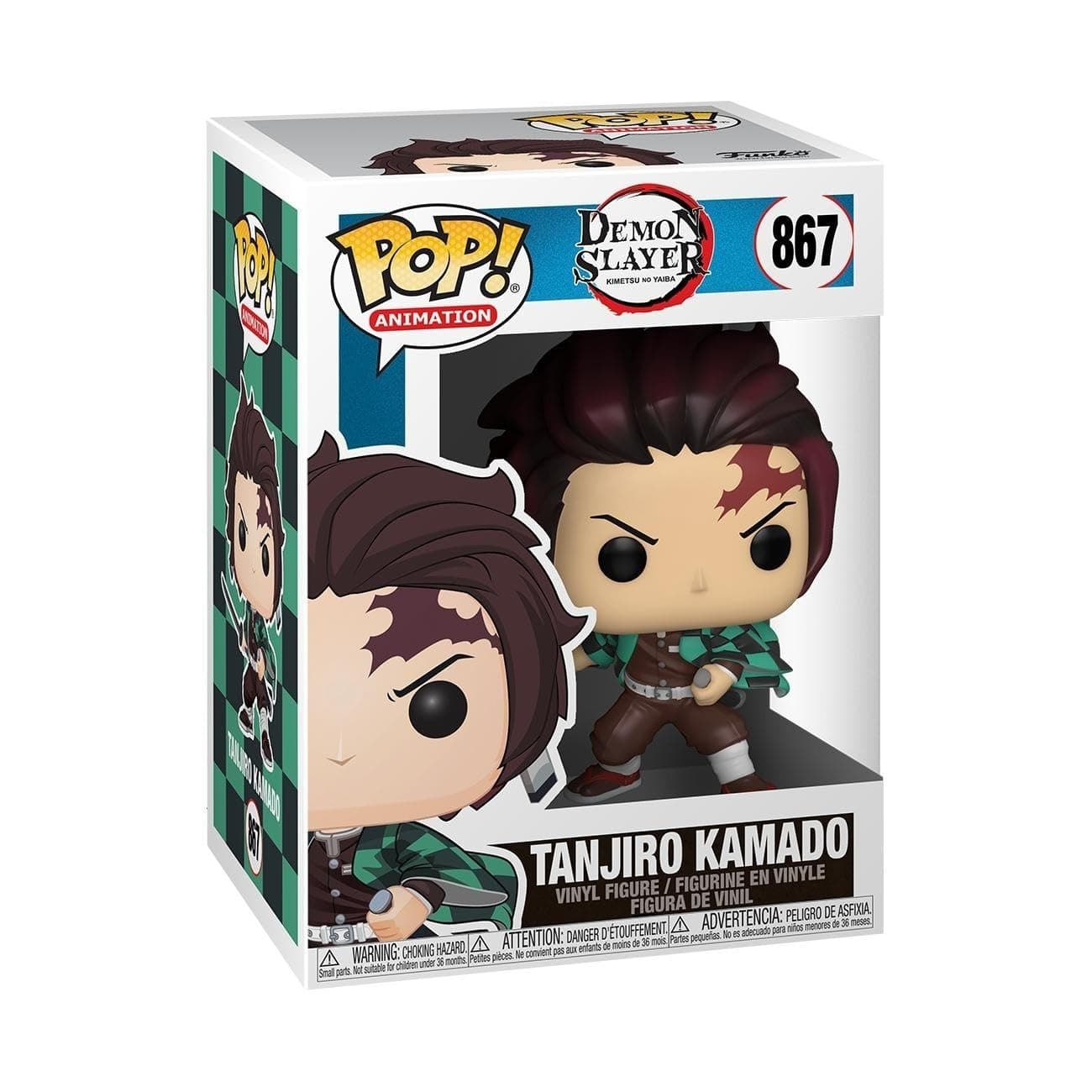 Funko Pop! Animation: Demon Slayer - Tanjiro Kamado - Collectable Vinyl Figure - Gift Idea - Official Merchandise - Toys for Kids & Adults - Anime Fans - Model Figure for Collectors and Display