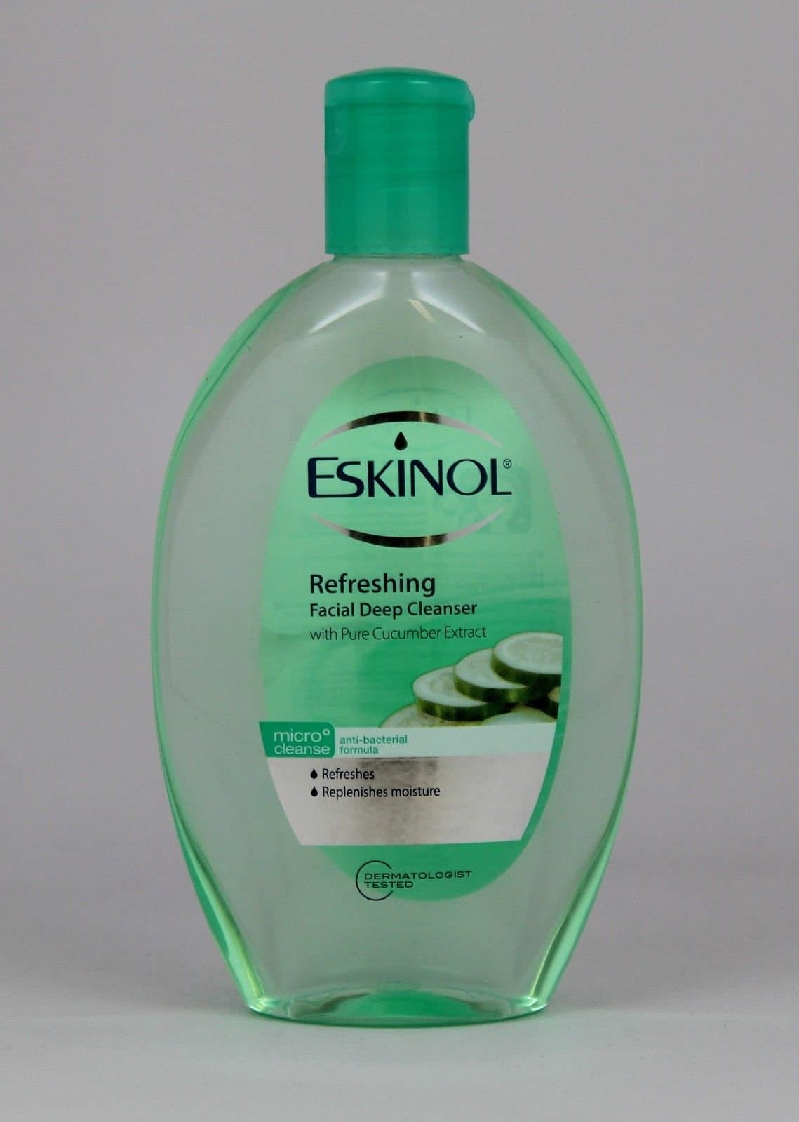 Eskinol Facial Cleanser 225ml (sold individually) from the Philippines (Cucumber) by Eskinol