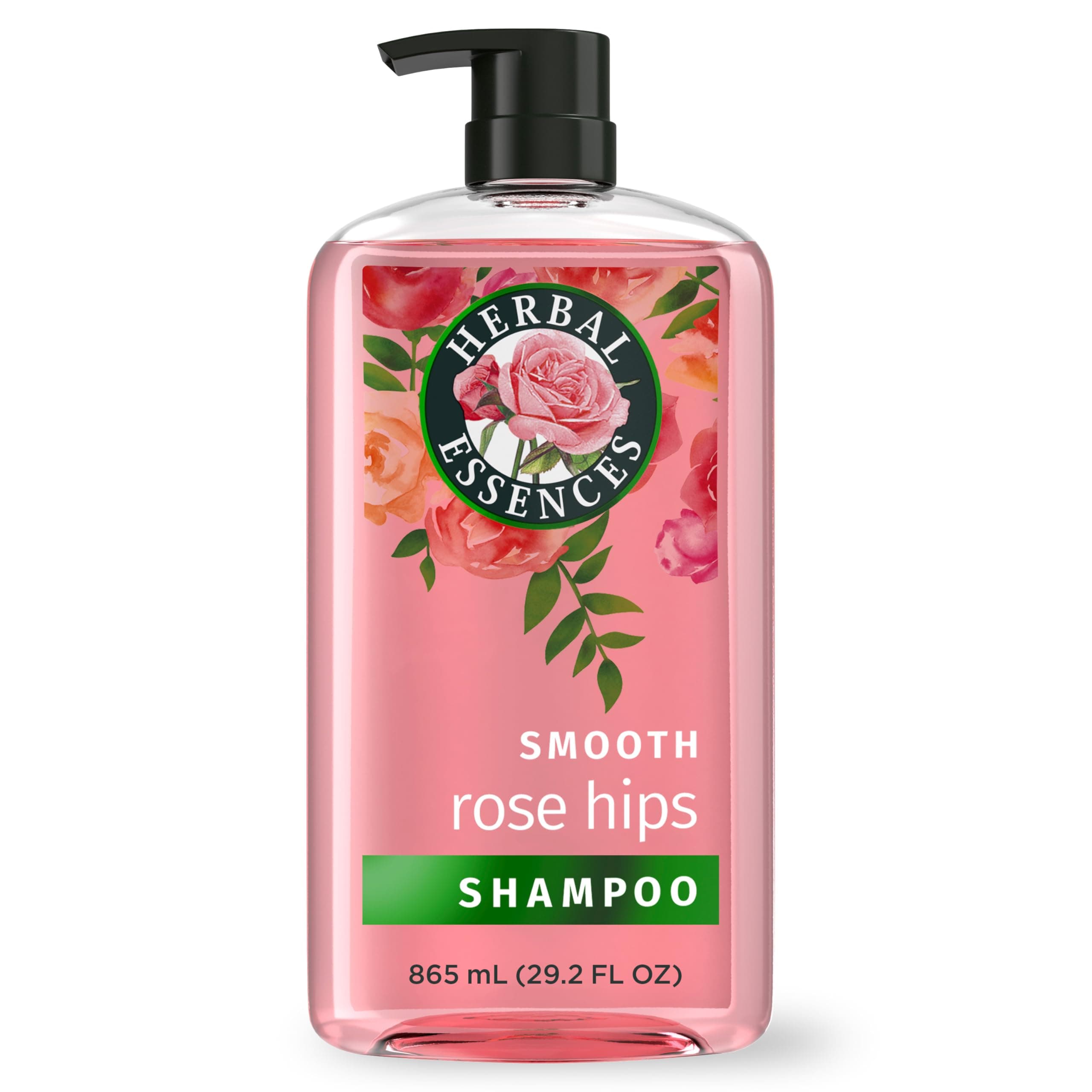 - Shampoo, Rose Hips - Smooth Collection, Shiny Hair with Vitamin E & Jojoba, Safe for Color Treated Hair, Floral Scent, Cruelty-Free, Dermatologist-Tested, 29.2 Fl Oz