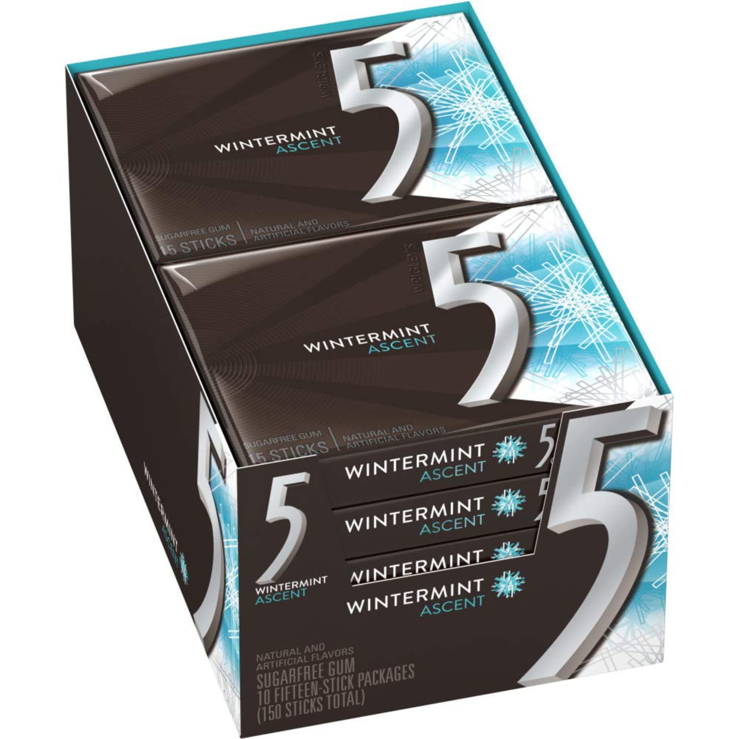 Wrigley's 5 Gum Wintermint Ascent (15 ct., 12 pk.)