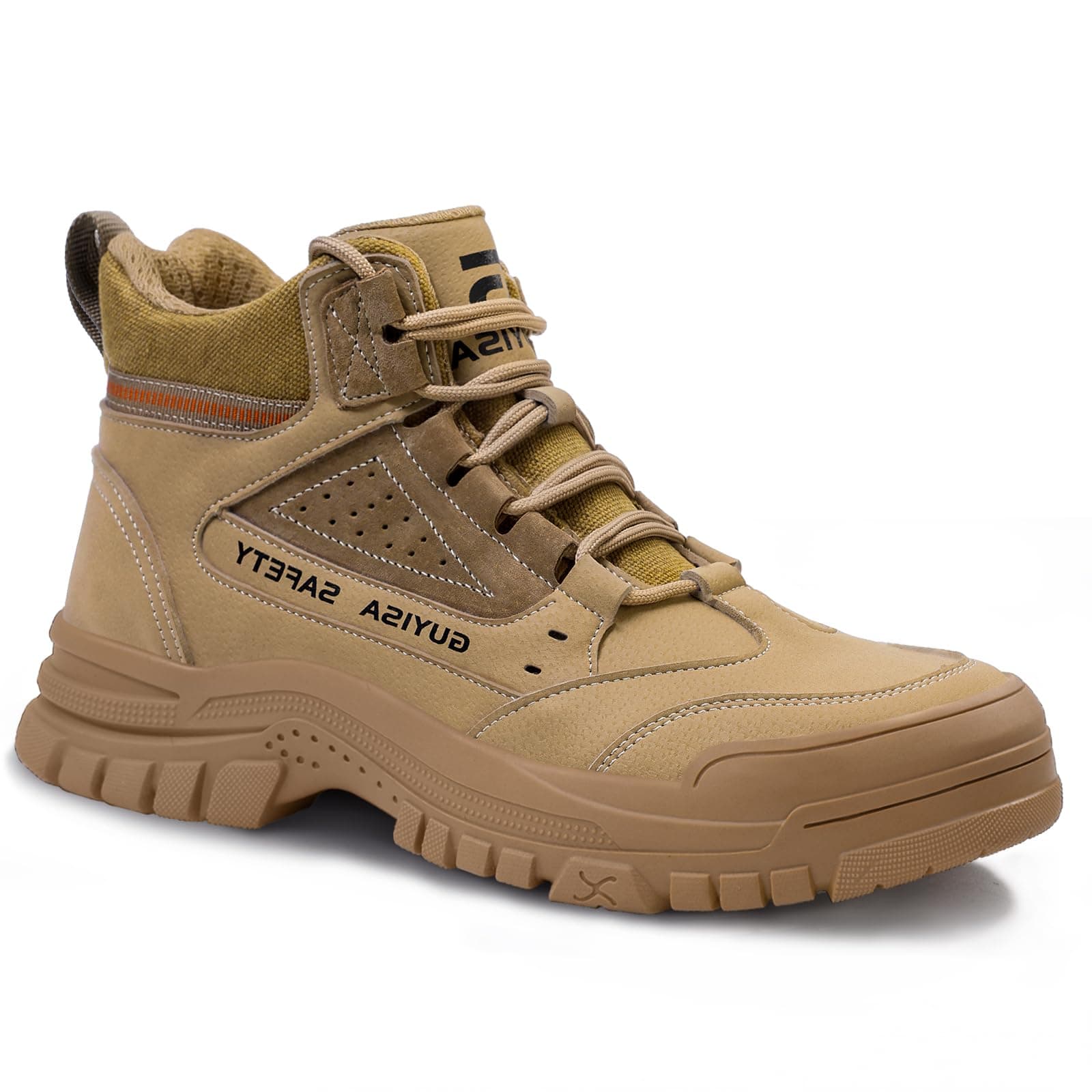 - Steel Toe Boots for Men Puncture Resistant Safety Work Boots with Kevlar Midsole Industrial Lightweight Men's Work & Utility Protective Shoes for Construction Warehouse Factory