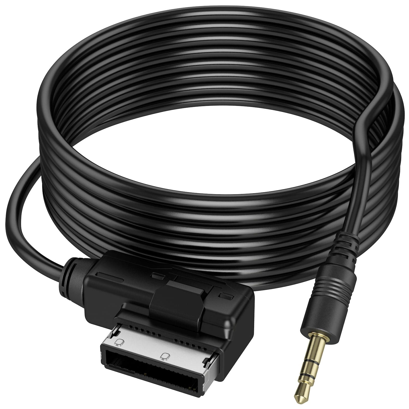 3.5mm Jack Connector AMI Cable - AMI MDI MMI Cable with AUX Input，Compatible with Audi Music Interface/VW MDI Box or MMI System，6 Feet Extra Long