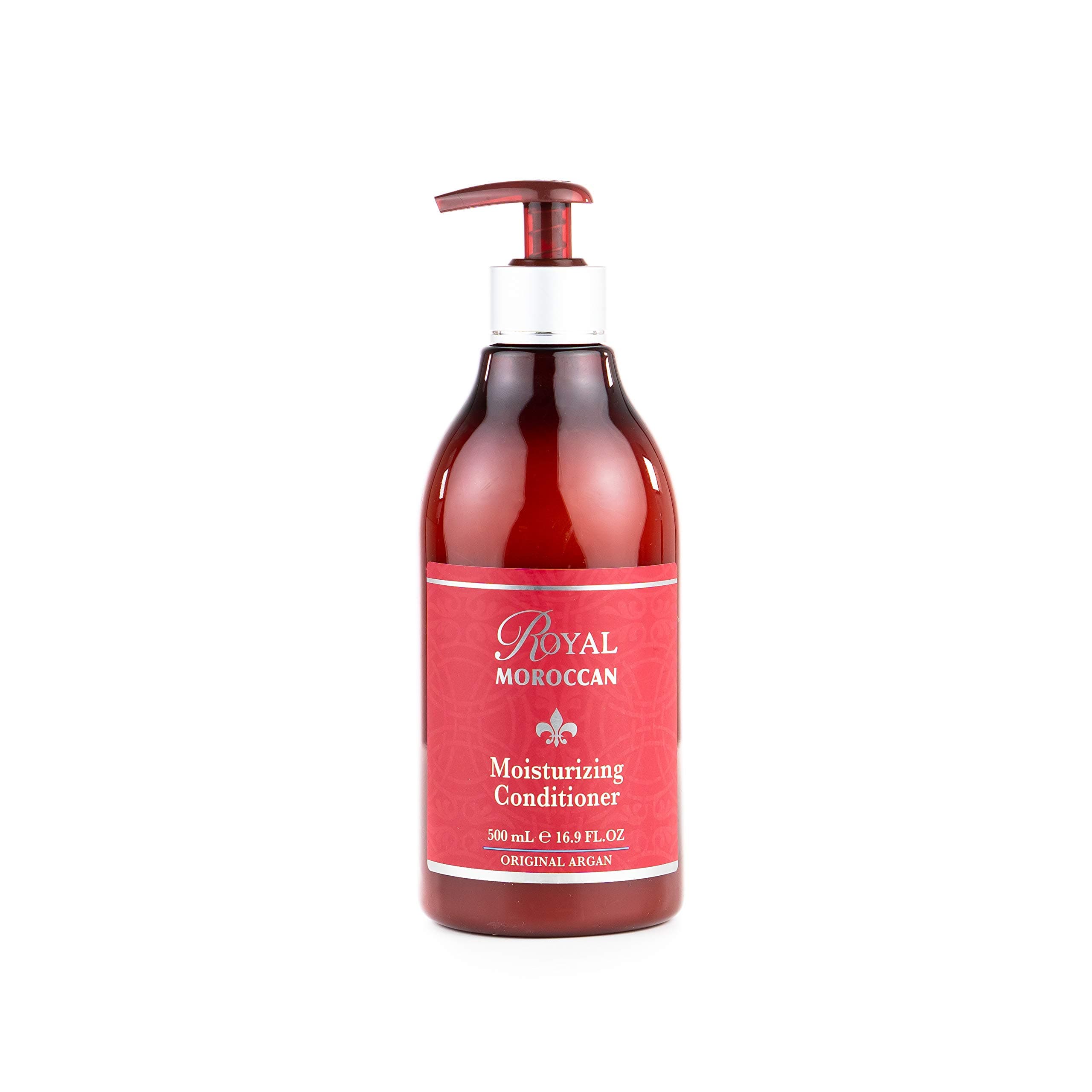 Moisturizing Conditioner Royal Moroccan Formula - Moisturizing Conditioner For Dry and Colored Hair 500 ml 16.9 fl.oz, Base of Moroccan Argan oil, For color - Treated Hair, Frizzy Hair.