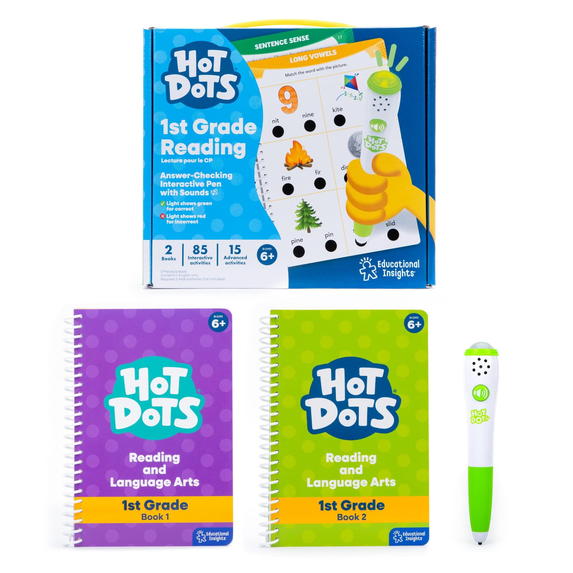 Hot Dots Jr. Let's Master Grade 1 Reading