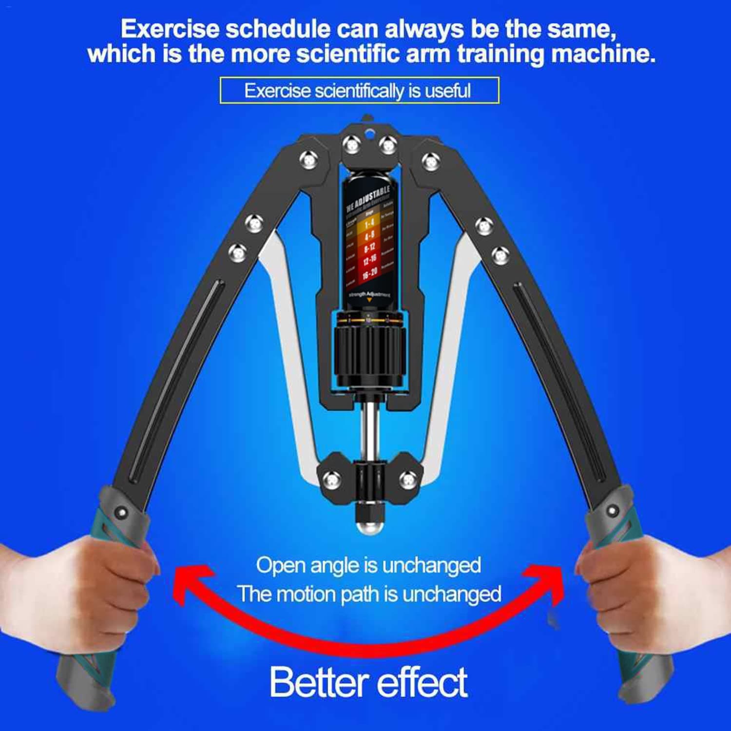 EAST MOUNT Twister Arm Exerciser - Adjustable 22-440lbs Hydraulic Power, Home Chest Expander, Shoulder Muscle Training Fitness Equipment, Arm Enhanced Exercise Strengthener