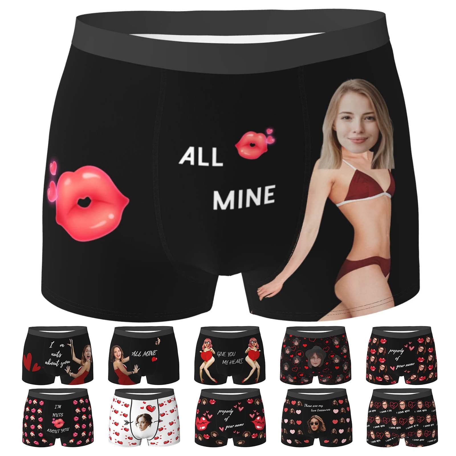 Personalized And Customized Innovative Men'S Underwear With Photos, Gifts For Boyfriends And Husbands, Fun And Novel Gifts
