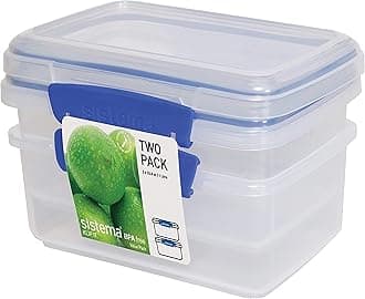 KLIP IT Food Storage Containers, 1 L - Pack of 2