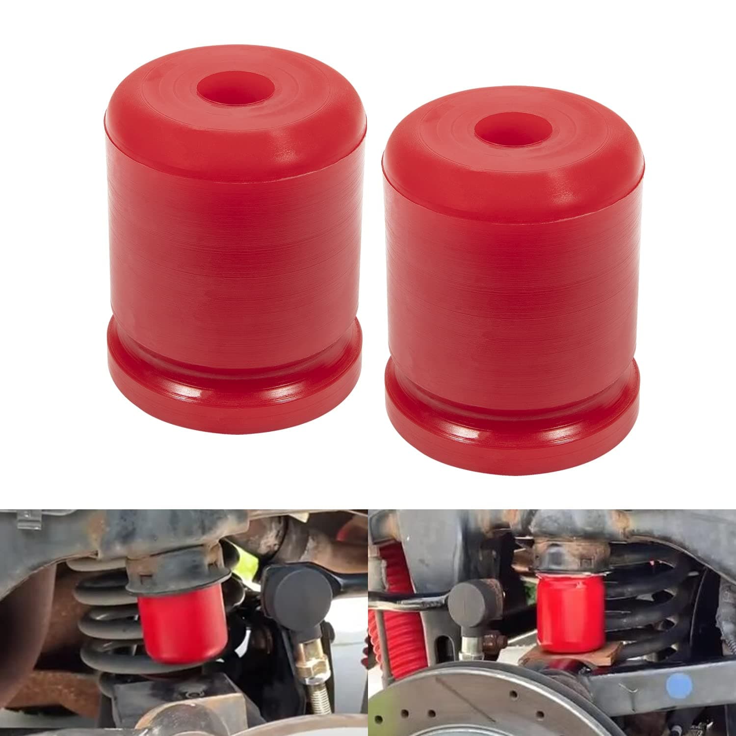 Camoo 1-1304 Rear Bump Stops for 2007-2018 Jeep Wrangler JK/JKU (2 Pack)