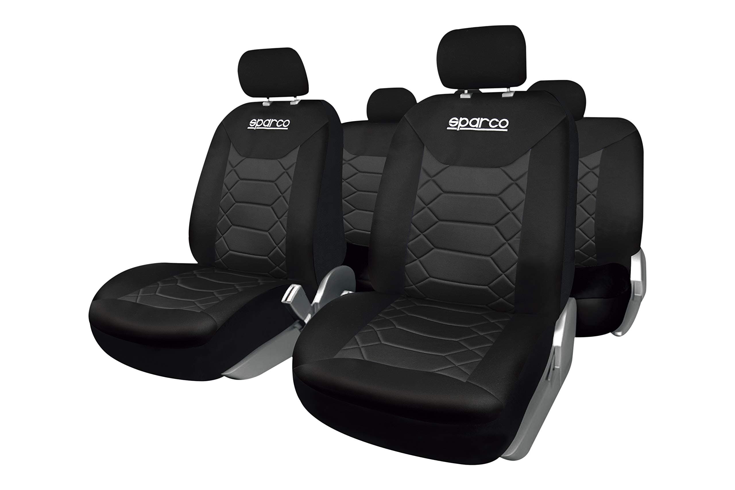 Sparco SPC1016BK Set of Covers for car seat BK Black