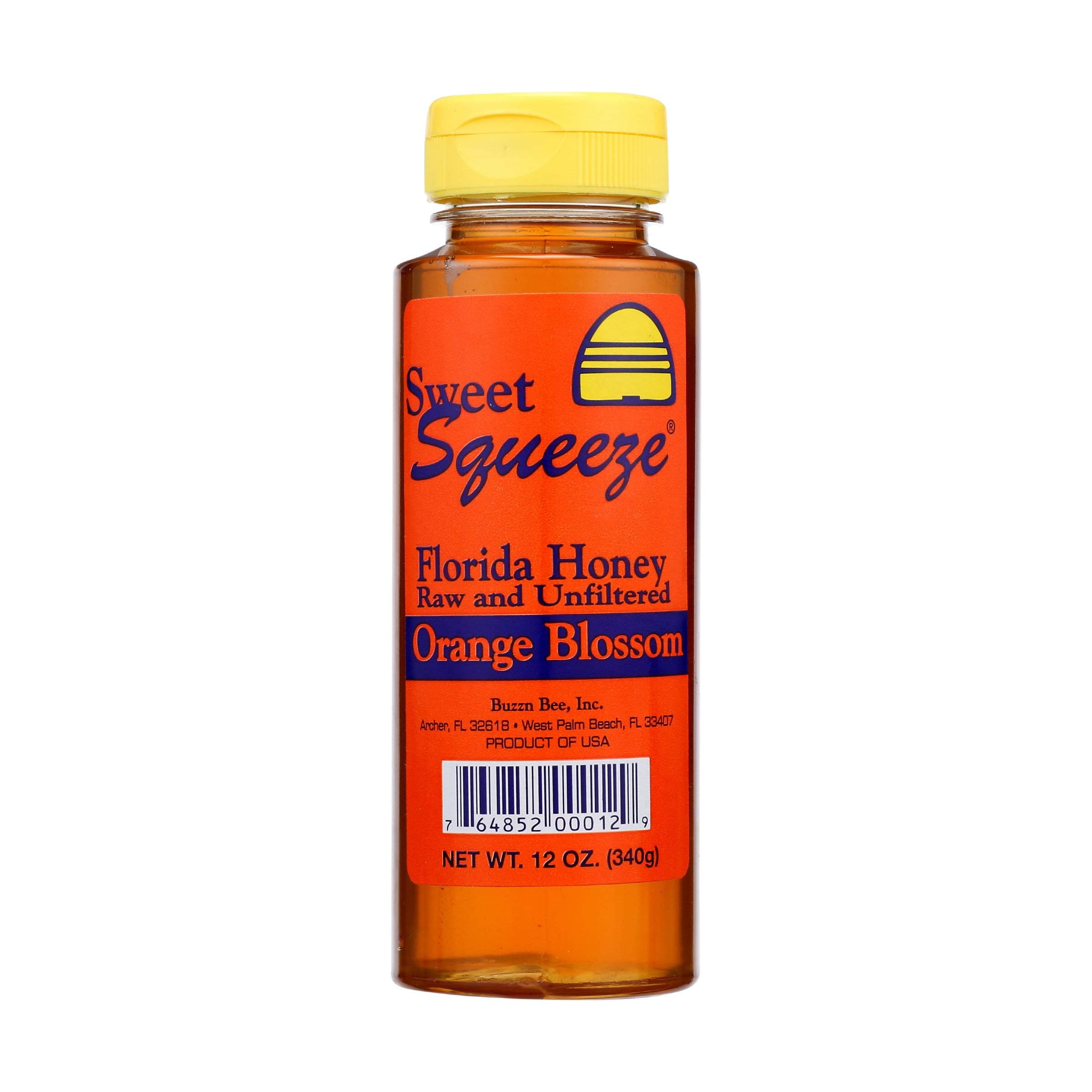 Buzzn Bee Raw Florida Honey - Unpasteurized and Unfiltered (Orange Blossom, 75 Pound)
