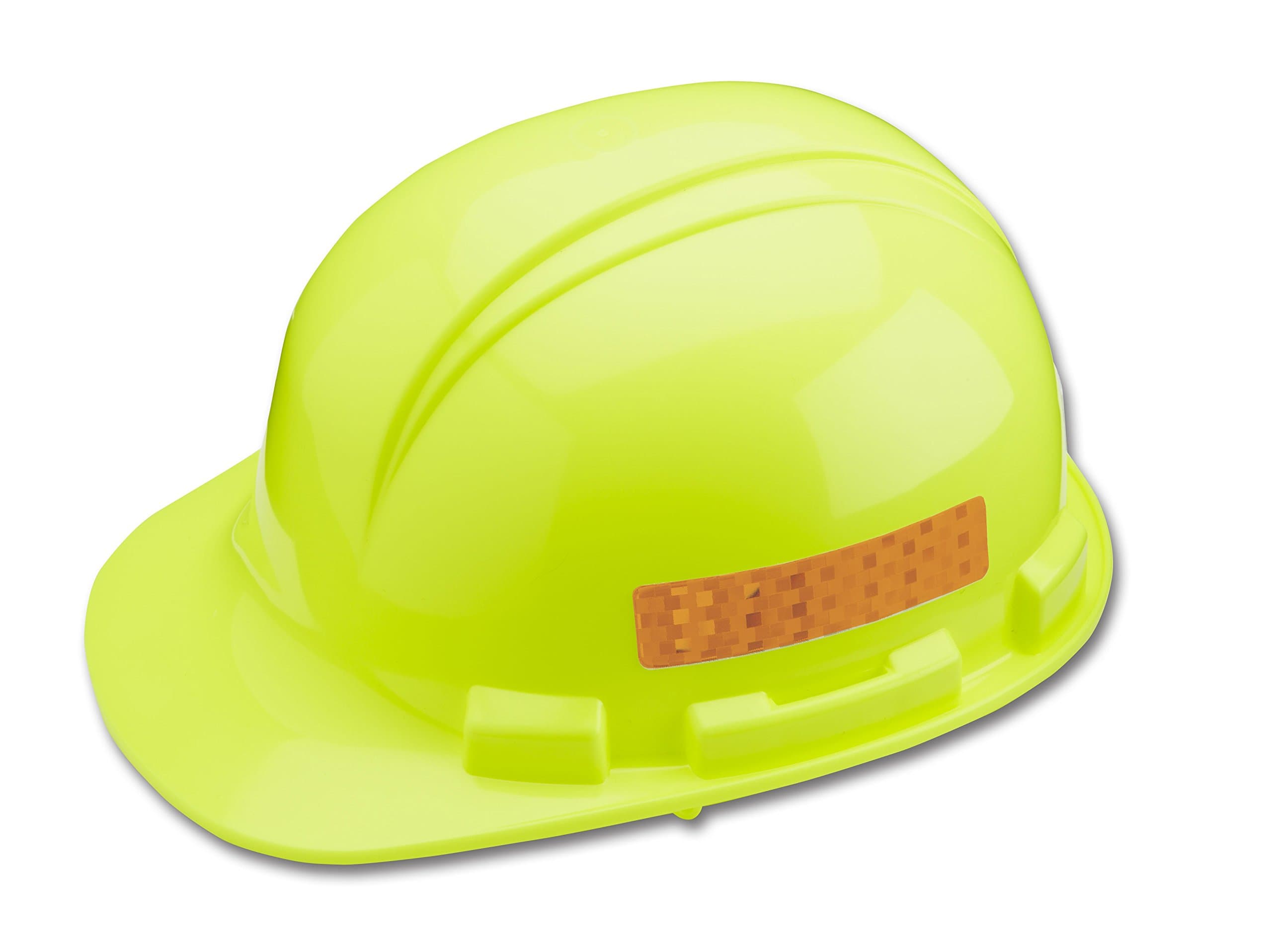 Dynamic Safety HP1X4ORG Orange Dyna-Brite Stick On Reflective Strips for Hard Hat, One Size