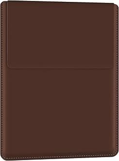 BVYA 13.3-14" Sleeve, PU Leather Laptop Case Compatible with New MacBook Air 13.6/Pro/Max M2/M1 A2779 A2442 14, 13.5 Surface 5/4/3/2/1, Compatible with Laptop 2022 Pro 14 inch