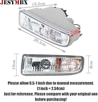 For LEXUS LX470 1998-2007 Fog Light Front Bumper Driving Lamp Headlight White Right