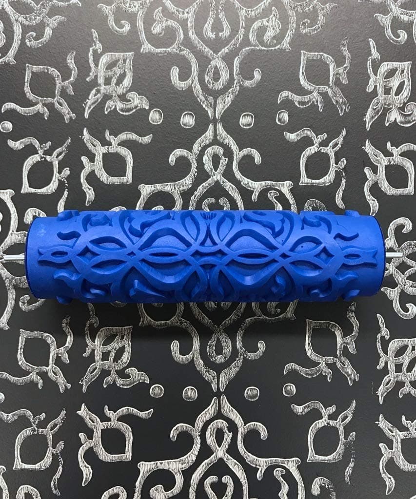 Pattern Paint Roller - 7" Roller (Moroccan Damask Pattern)