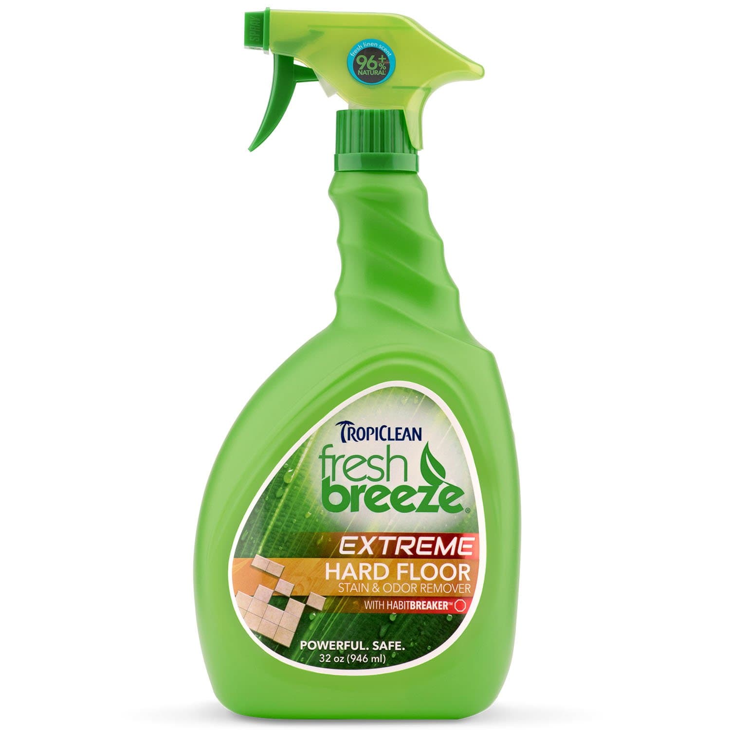 Tropiclean Fresh Breeze Stain and Odor Hard Surface Floor Cleaner, 32oz