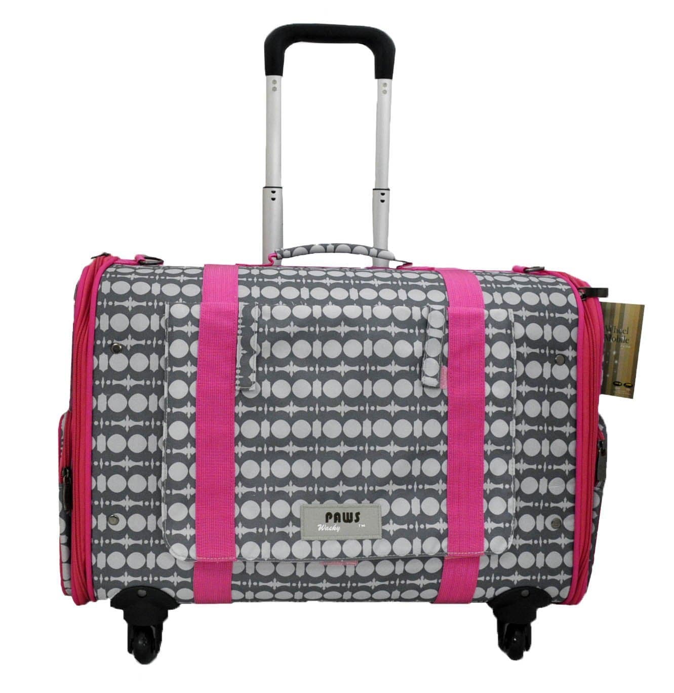 4-Wheel Mobile Carrier, Large, Grey