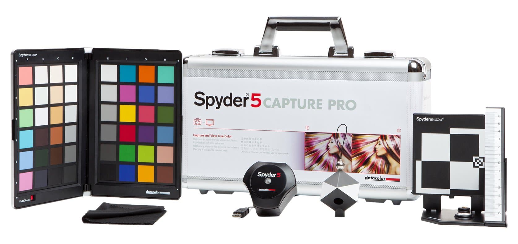 Datacolor S5CAP100 Spyder 5 Capture Pro Color Calibration Photography Workflow (Silver and Black)