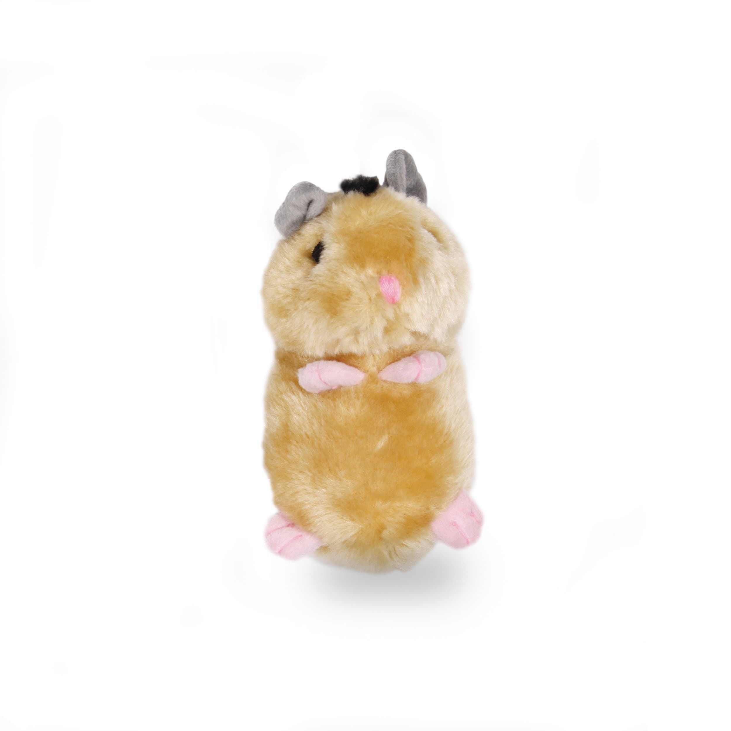 KRISLIN Plush Hamster Toy, 6-1/2-Inch