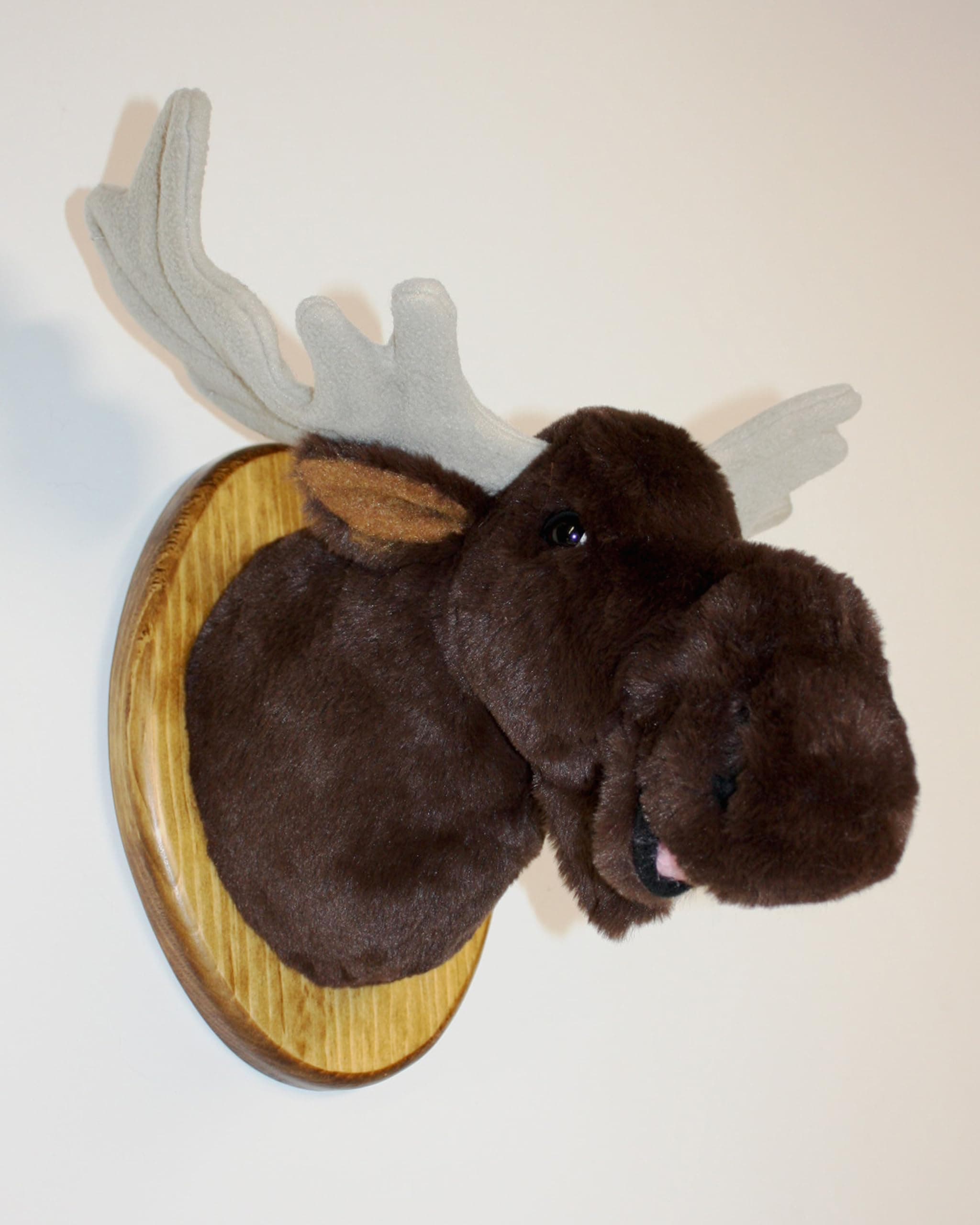 Moose Medium Plush Stuffed Animal Plaque Mount