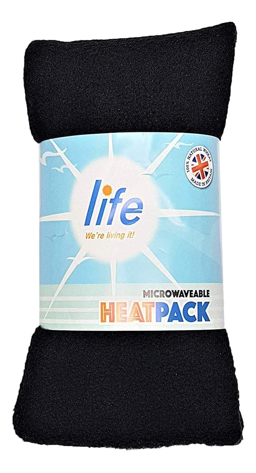LIFEHealthcare, Microwavable Wheat Bag Lavender Scented Heat Pad Soothing Heat Pack Hot Therapy Neck, Back Shoulder, Muscle Pain Relief, Heat in Microwave