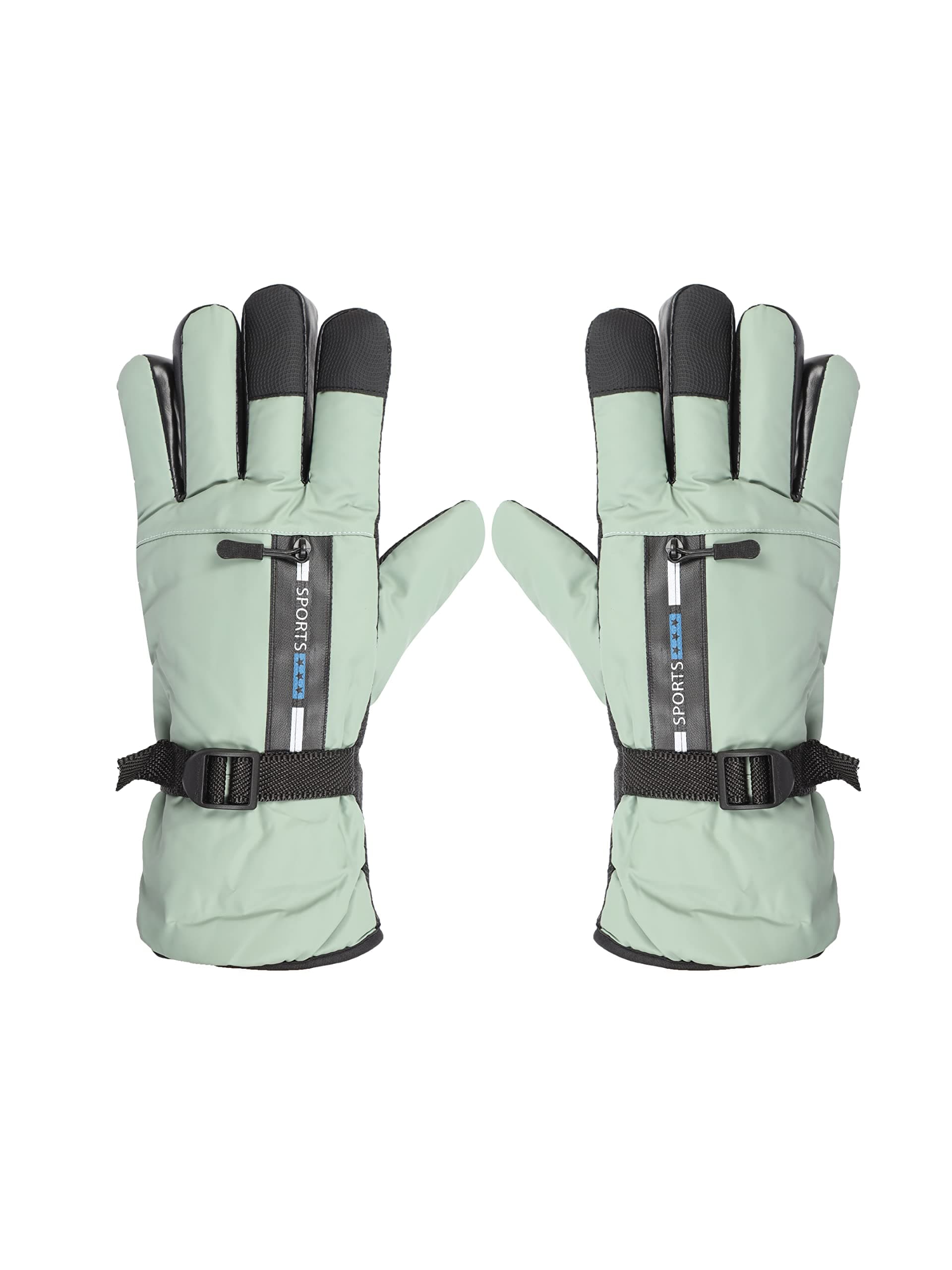 FabSeasons Unisex Warm Winter Gloves For Men & Women, with Faux Fur thermal lining inside