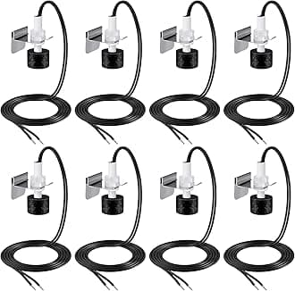 8 Pack SS3 Pan Float Switch with Condensate Overflow Detection, SS3 Condensate Overflow Switch, Water Leak Detector for HVAC System Drain Pans, Install on Primary and Auxiliary Drain Pans