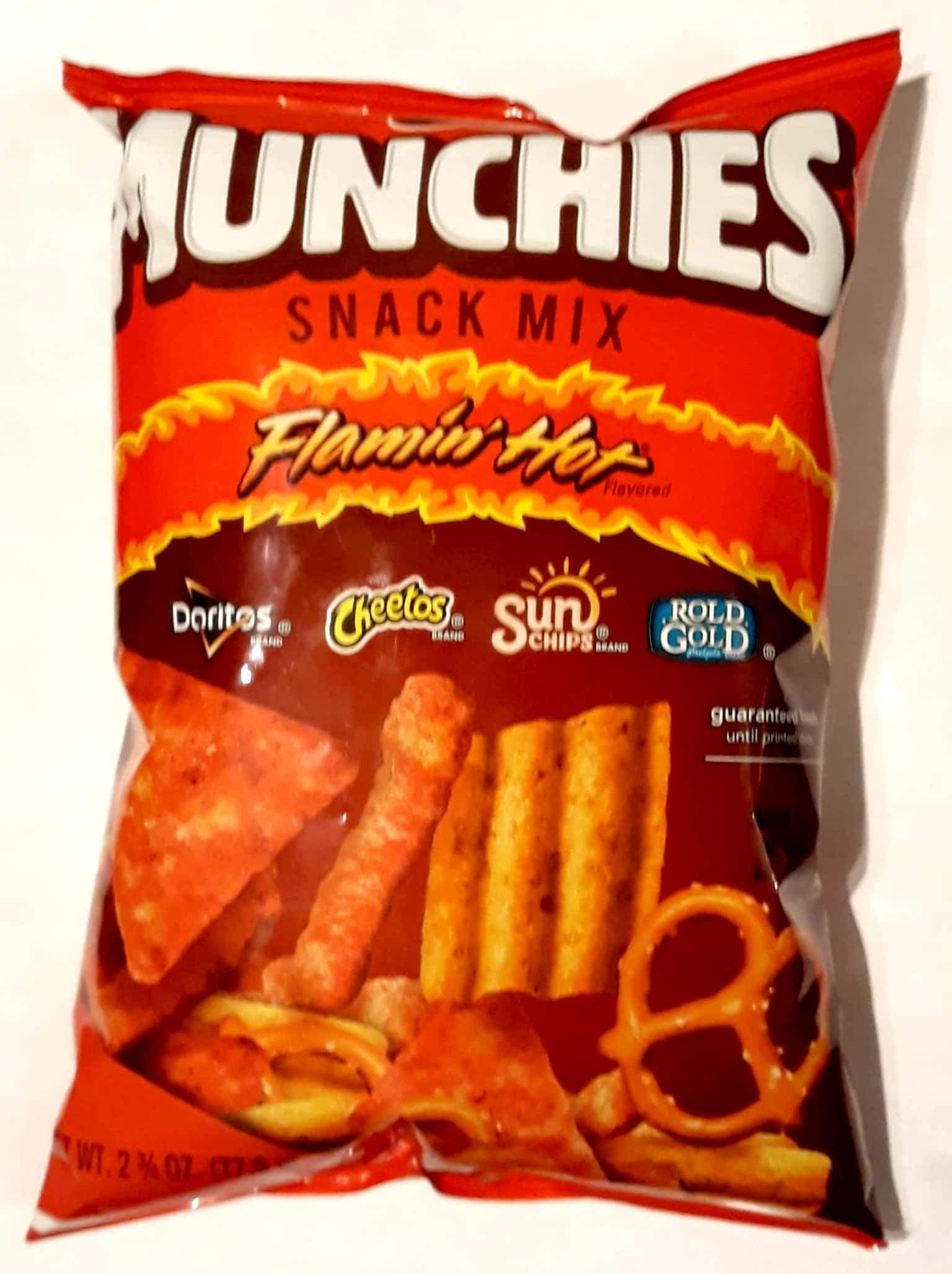 Munchies Snack Mix Flamin' Hot 2 3/4 oz Pack of 12