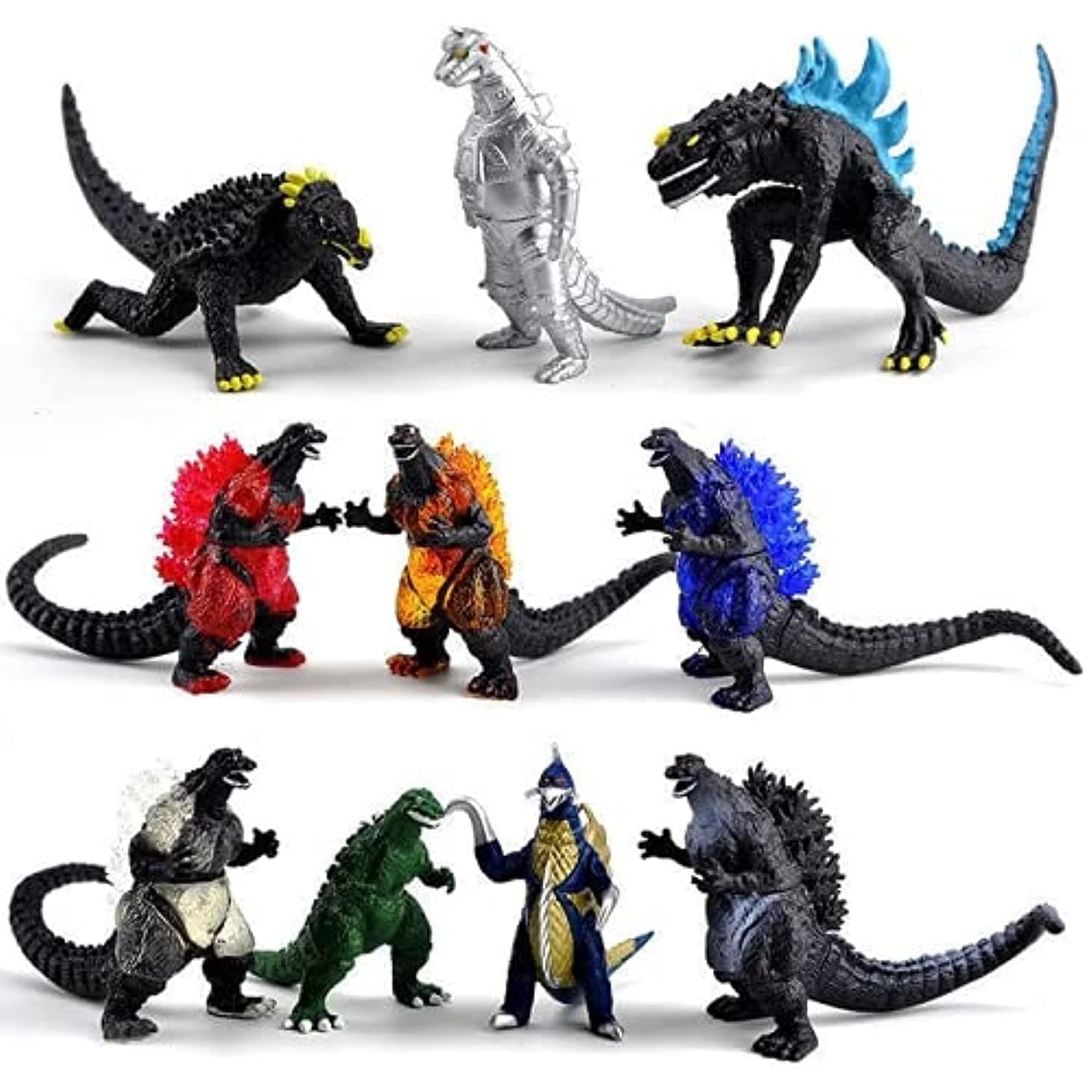 10Pcs/set movie Godzilla action figure collect toppers party decorations bath home decors