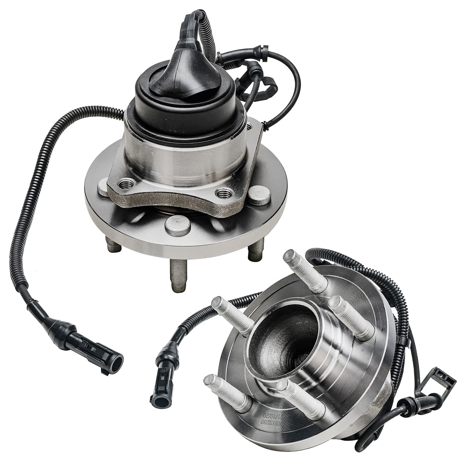 Detroit Axle - 2 Front Wheel Bearing Hubs for 2005-2011 Ford Crown Victoria Lincoln Town Car Mercury Grand Marquis 2006 2007 2008 2009 2010 Wheel Bearing Hubs Assembly Set Replacement