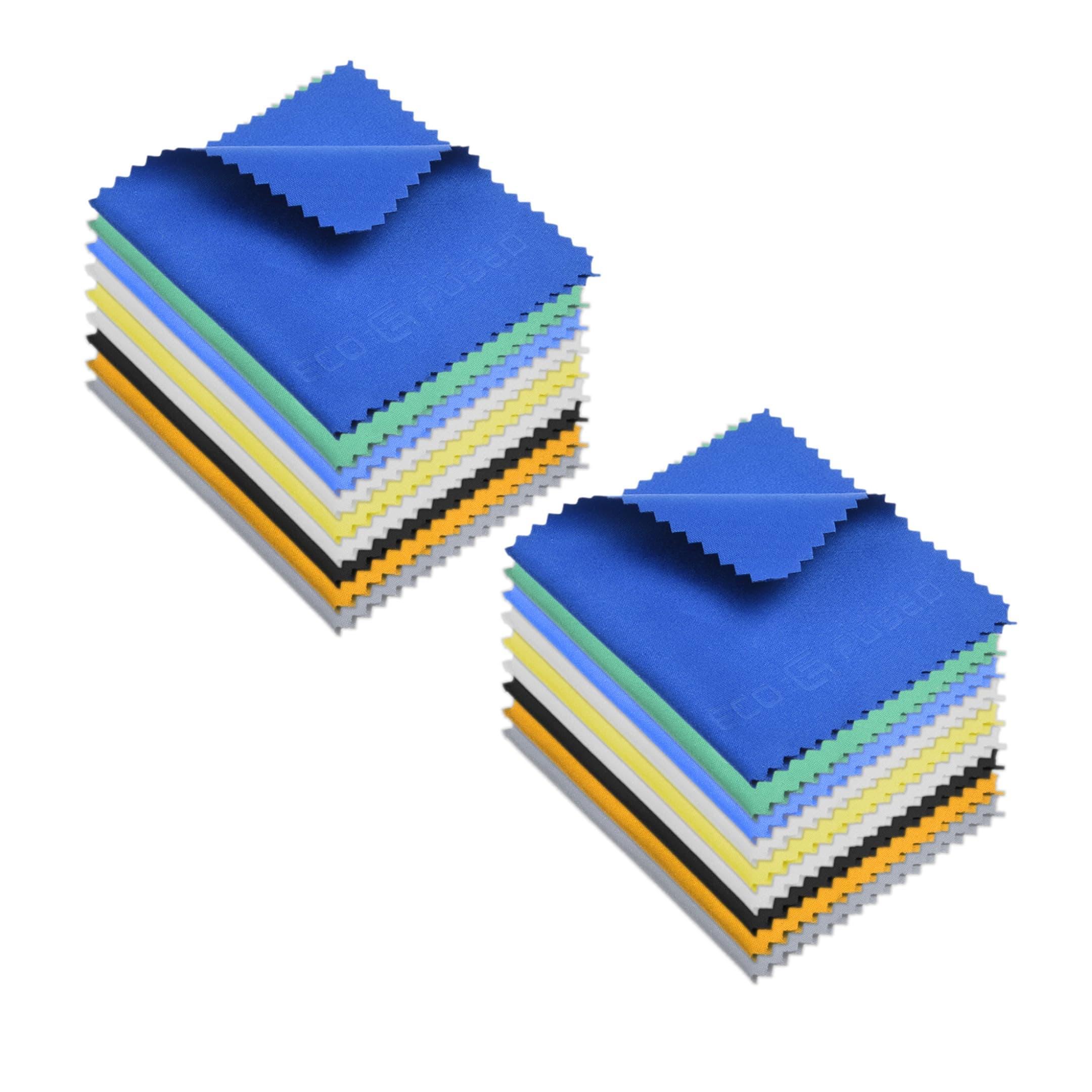 Microfiber Cleaning Cloths - 18 Pack - for Cleaning Glasses, Eyeglasses, Camera Lens, Ipad, Tablets, Phones, iPhone, Android Phones, Laptops, LCD Screens, Silverware and Delicate Surfaces