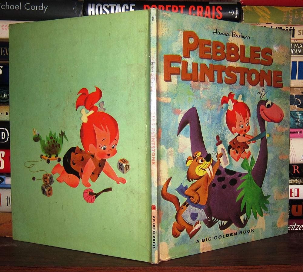 Bamm-Bamm with Pebbles Flintstone (Little Golden Books) Hardcover – January 1, 1963
