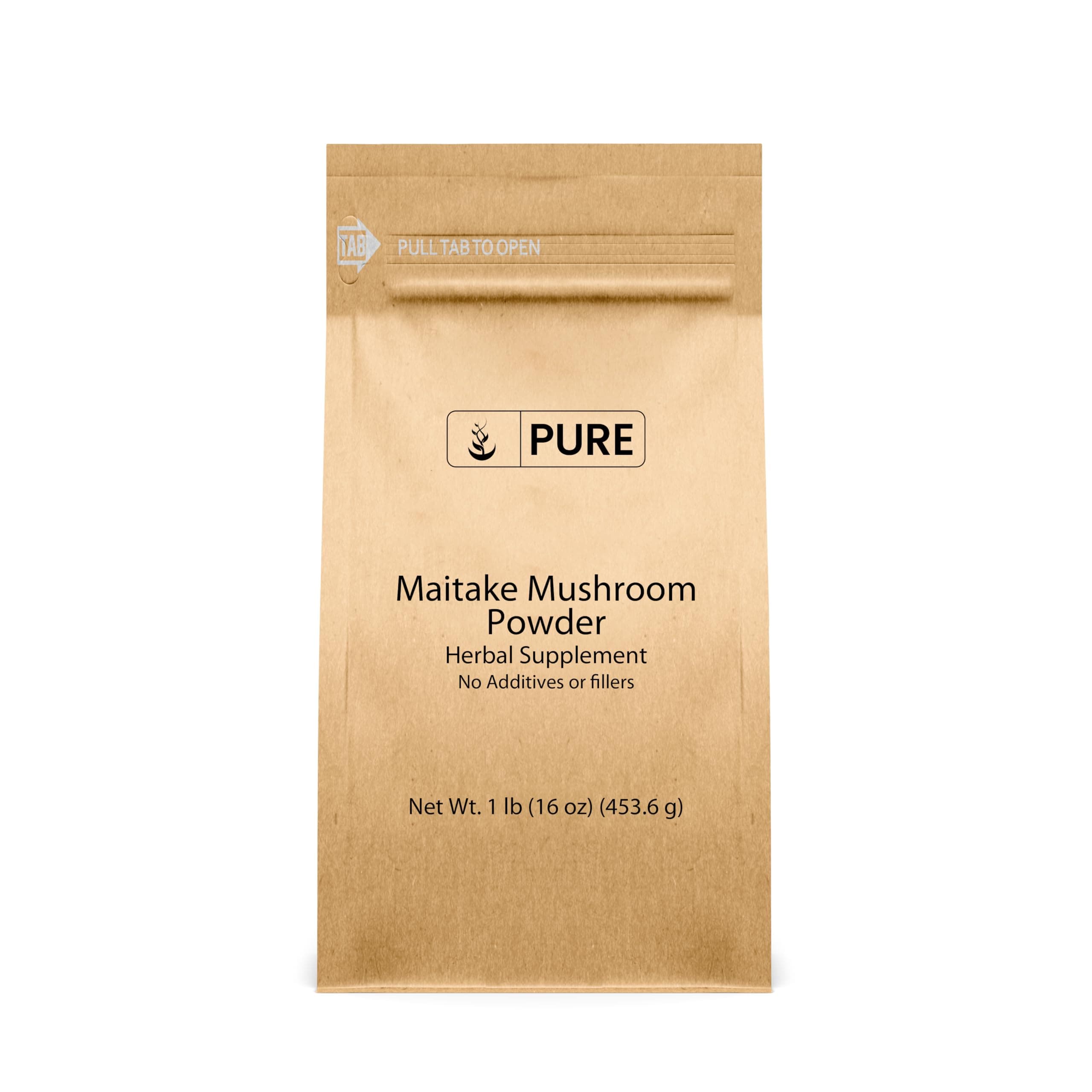 Maitake Mushroom Powder (1lb) Hen-of-The-Woods, Non-GMO, Lab-Verified.