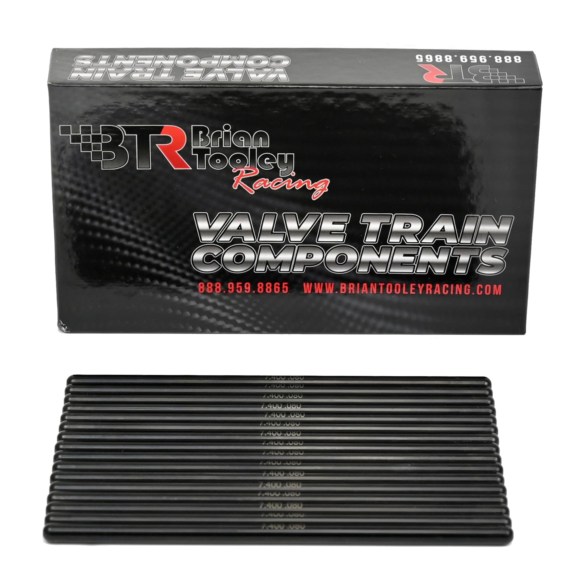 Brian Tooley Racing 7.400" LS Chromoly Pushrods 5/16" Diameter -Fits 4.8 5.3 6.0 LS1 LS2 LS6 LS3