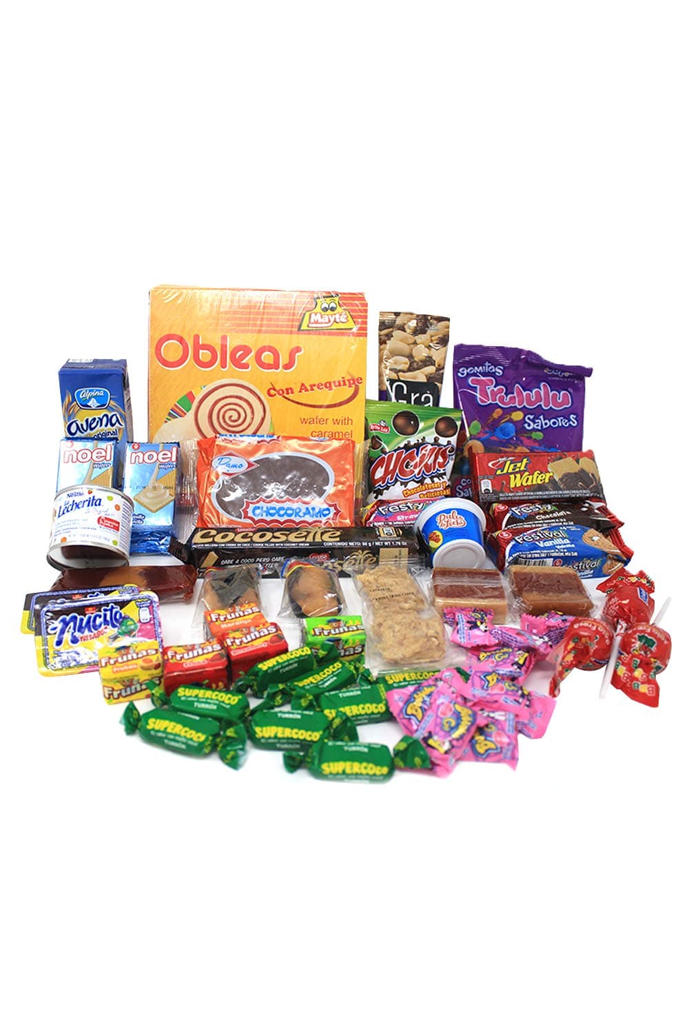 Colombian Snacks Sampler Variety Box - Cookies, Sweets & Candies Assortment Pack - Delicious Gift Box - College Care Package (Mecato-Dulce)