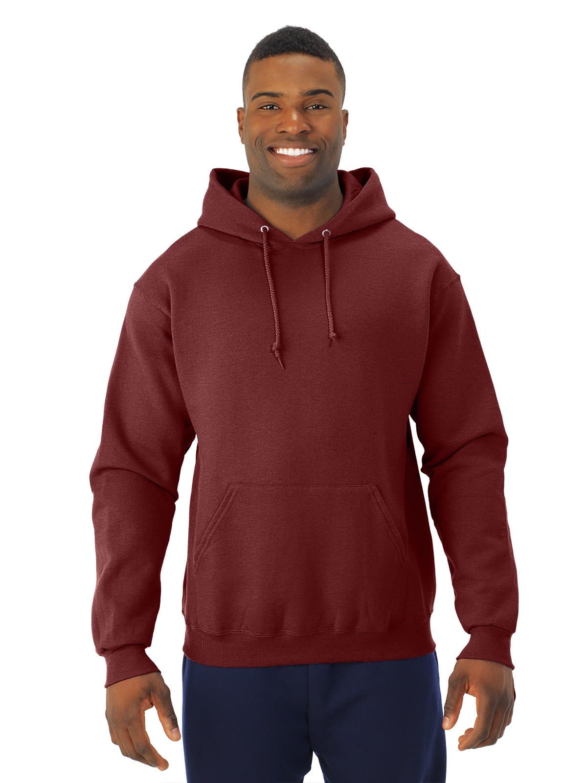 Jerzees8 oz. NuBlend 50/50 Pullover Hood, VINT HTH MAROON - XX-Large