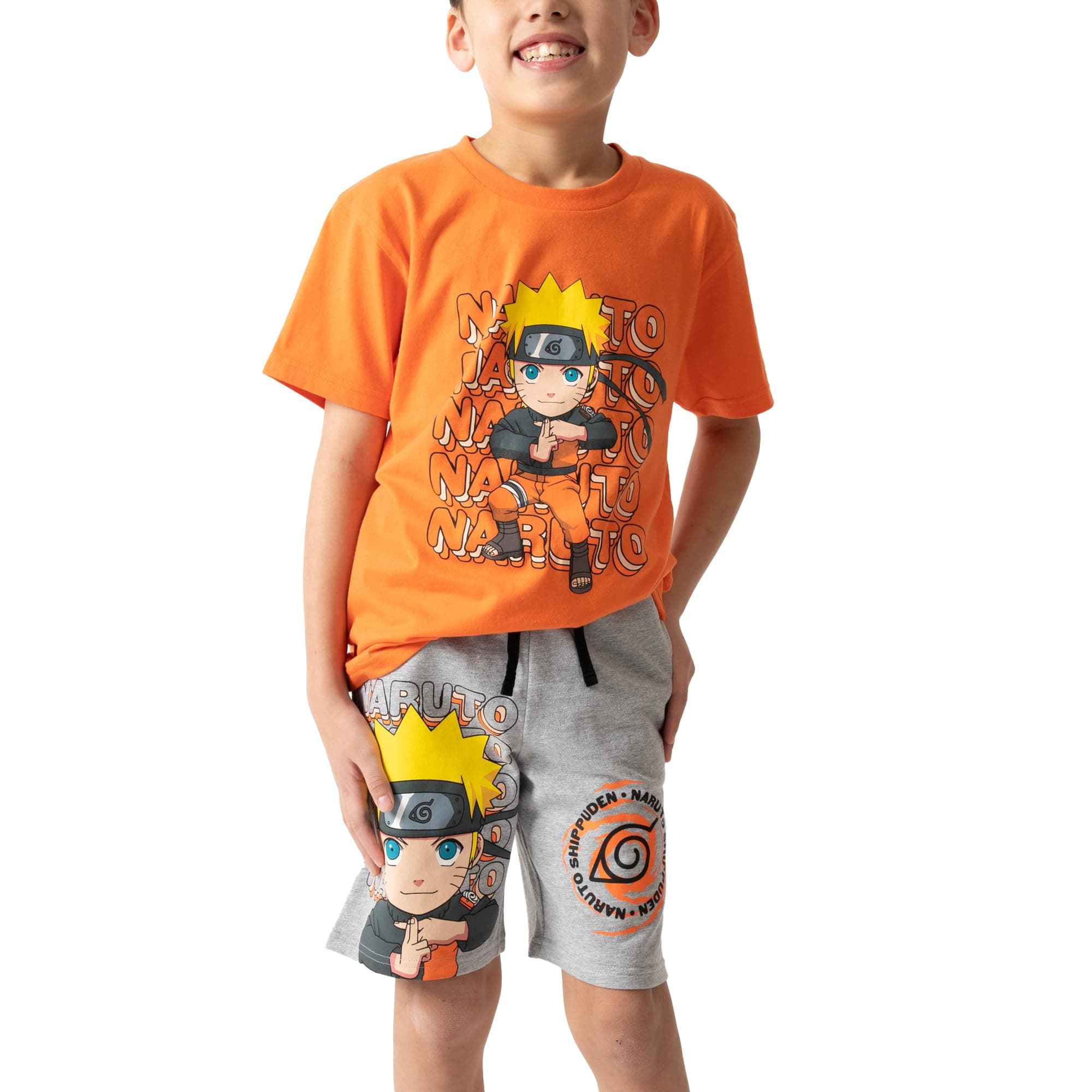 Dragon Ball Z Anime Heroes Boy's Graphic Tee And Shorts Set