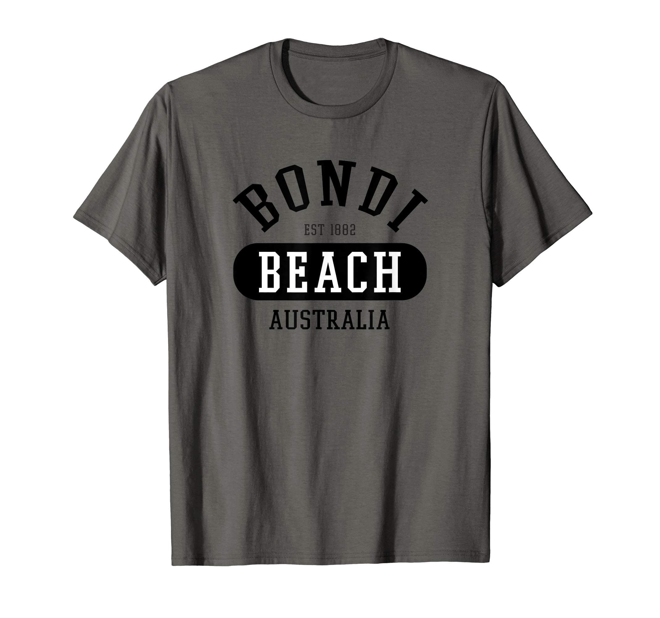 Retro College Style Bondi Beach Australia Graphic Design T-Shirt
