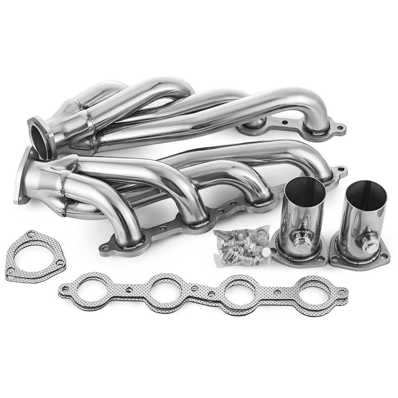 Exhaust Header, Universal LS Swap S10 Conversion Headers (LS1, LS2, LS3, LS6, LS Engines) Truck & SUV, 4.8L, 5.3L, 5.7L, 6.0L, 6.2L Engines, V8 engines ONLY(Models Shown in Figure II)