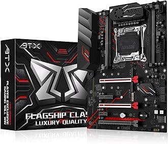 MACHINIST X99 Computer Motherboards, LGA 2011-V3 (Intel Core i7 5th/6th Gen) ATX Server Motherboard with VRM Fan (PCIe 3.0, Dual M.2, SATA 6Gb/s, DDR4, Gigabit Ethernet) for Intel XEON E5 V3/V4 series