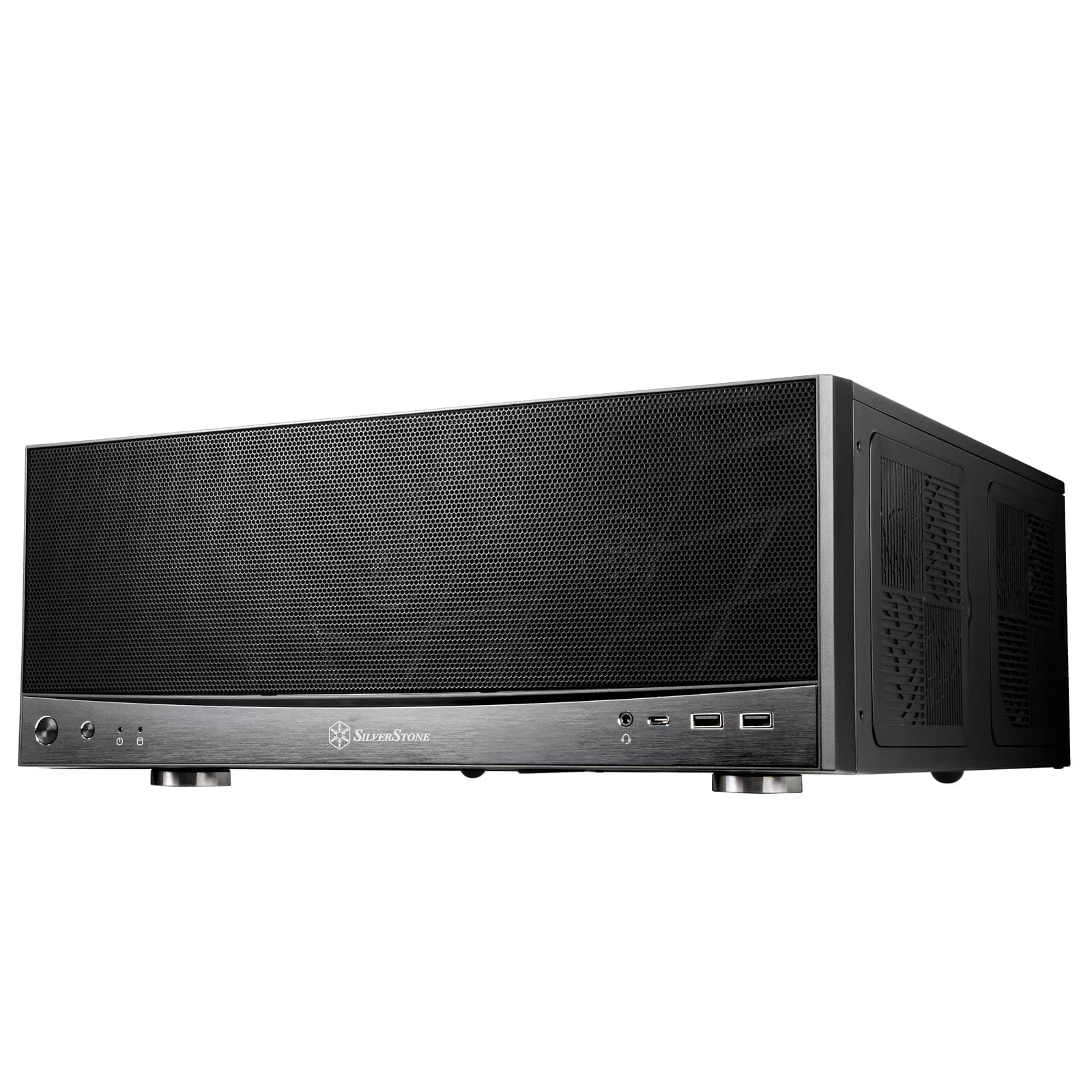Silverstone Technology Grandia 11 Compact ATX Home Theater PC (HTPC) case with 240mm Radiator Support, SST-GD11B