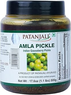 Patanjali Amla Pickle (Indian Gooseberry Pickle) 500 g / 1.1 lb