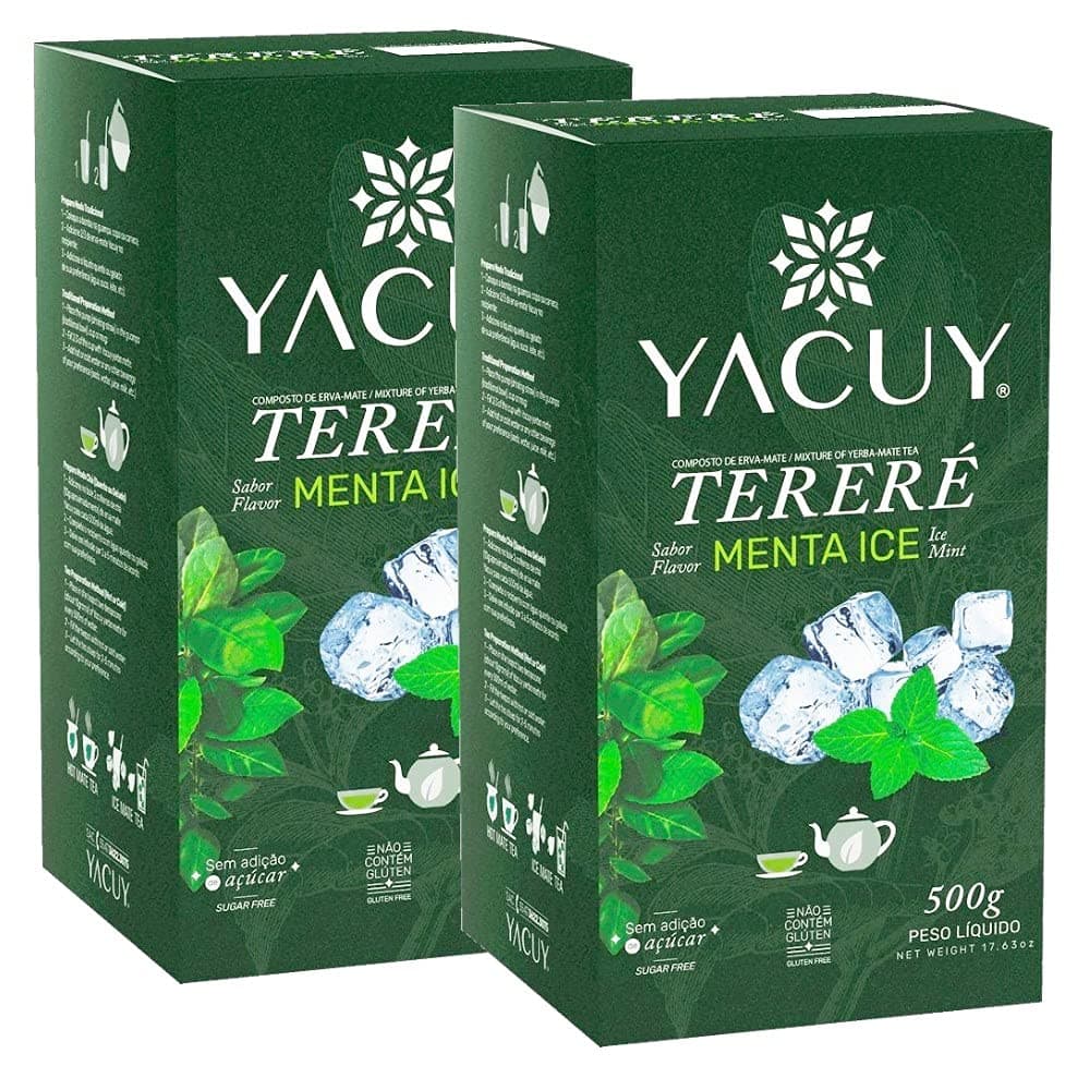 Yacuy Terere Mint Ice Yerba Mate 2 x 500 g (1.1 lbs)
