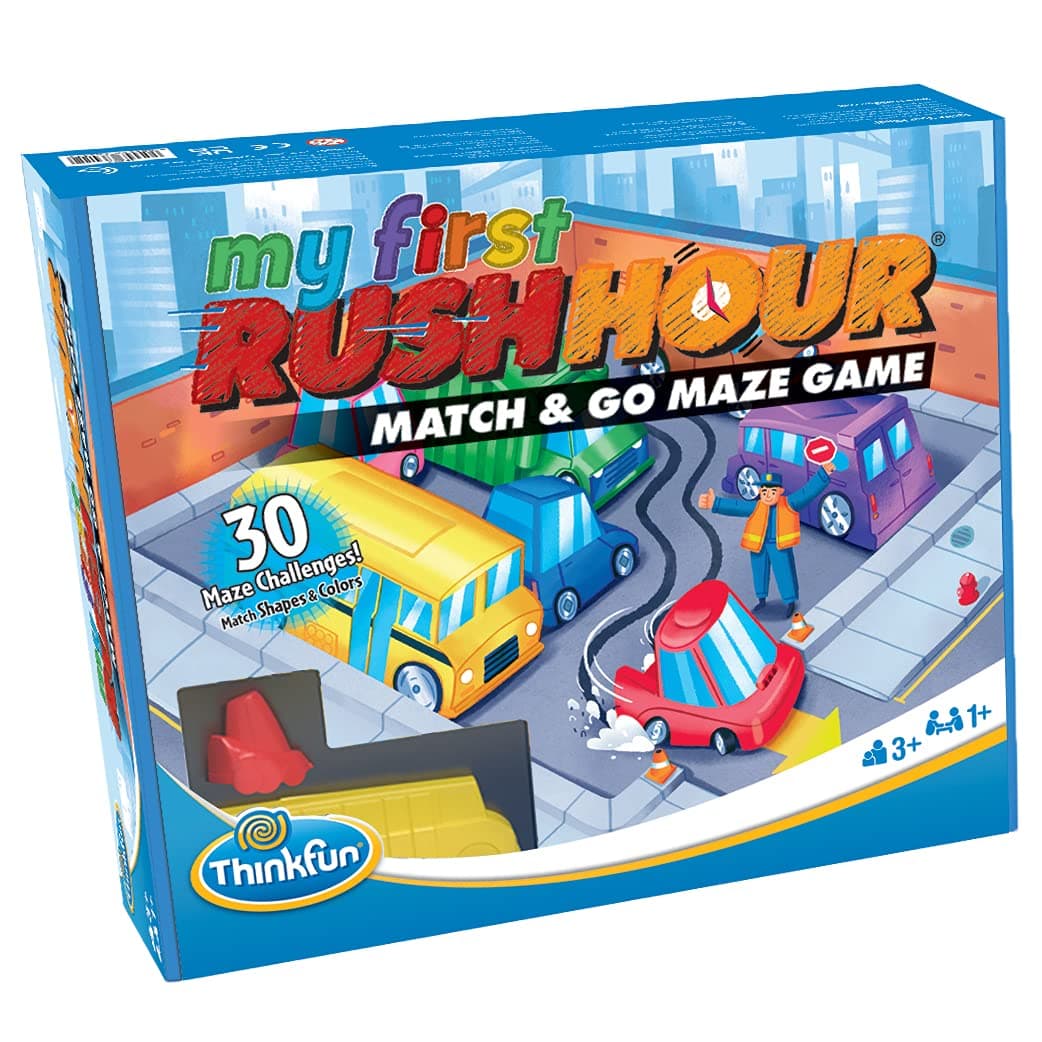 Think Fun My First Rush Hour Brain Game and Stem Toy For Kids Age 3 years and Up
