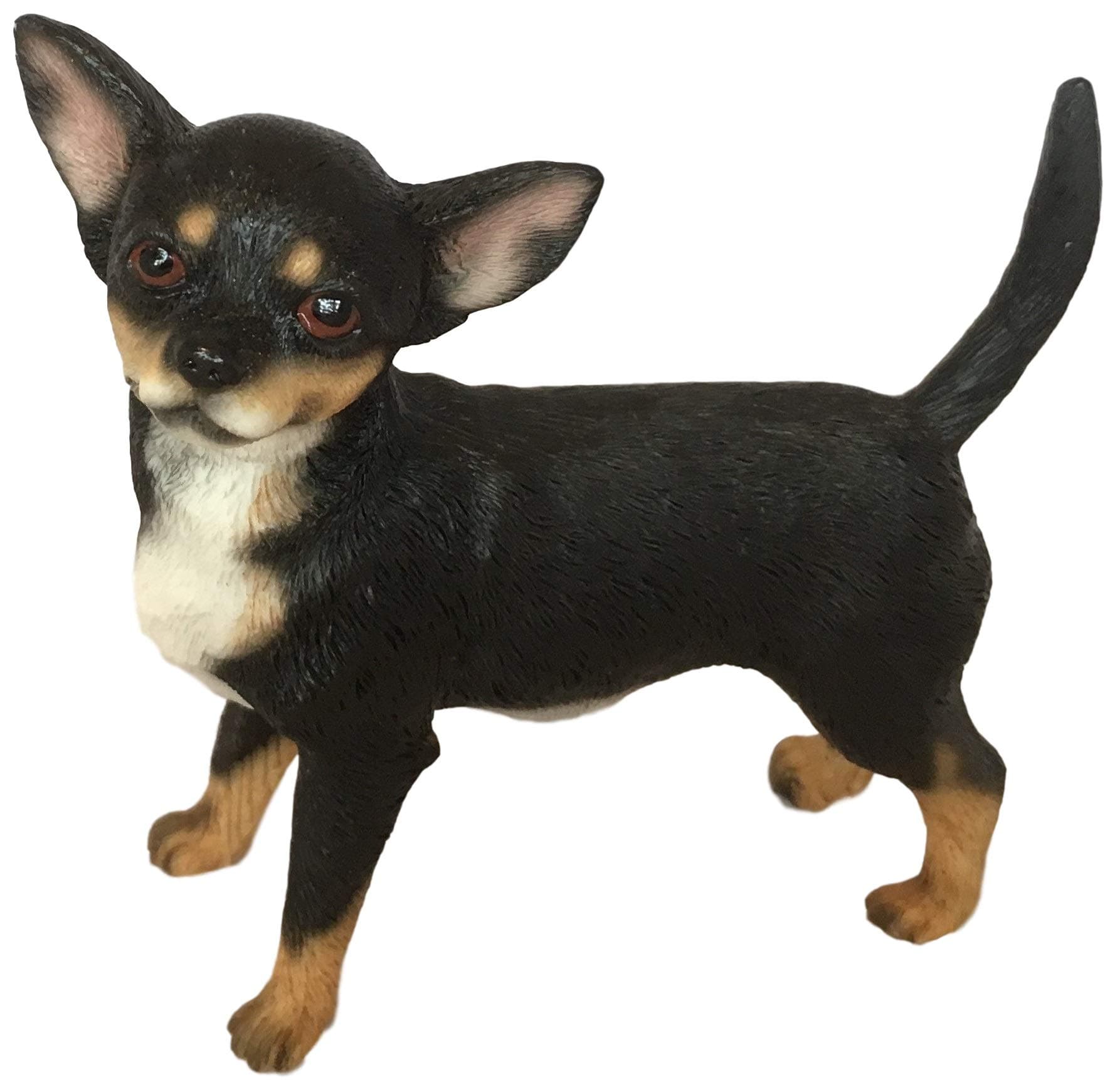 The Leonardo Collection Chihuahua Dog Ornament, Black, Tan and White, 11x6x11cm, LP41668