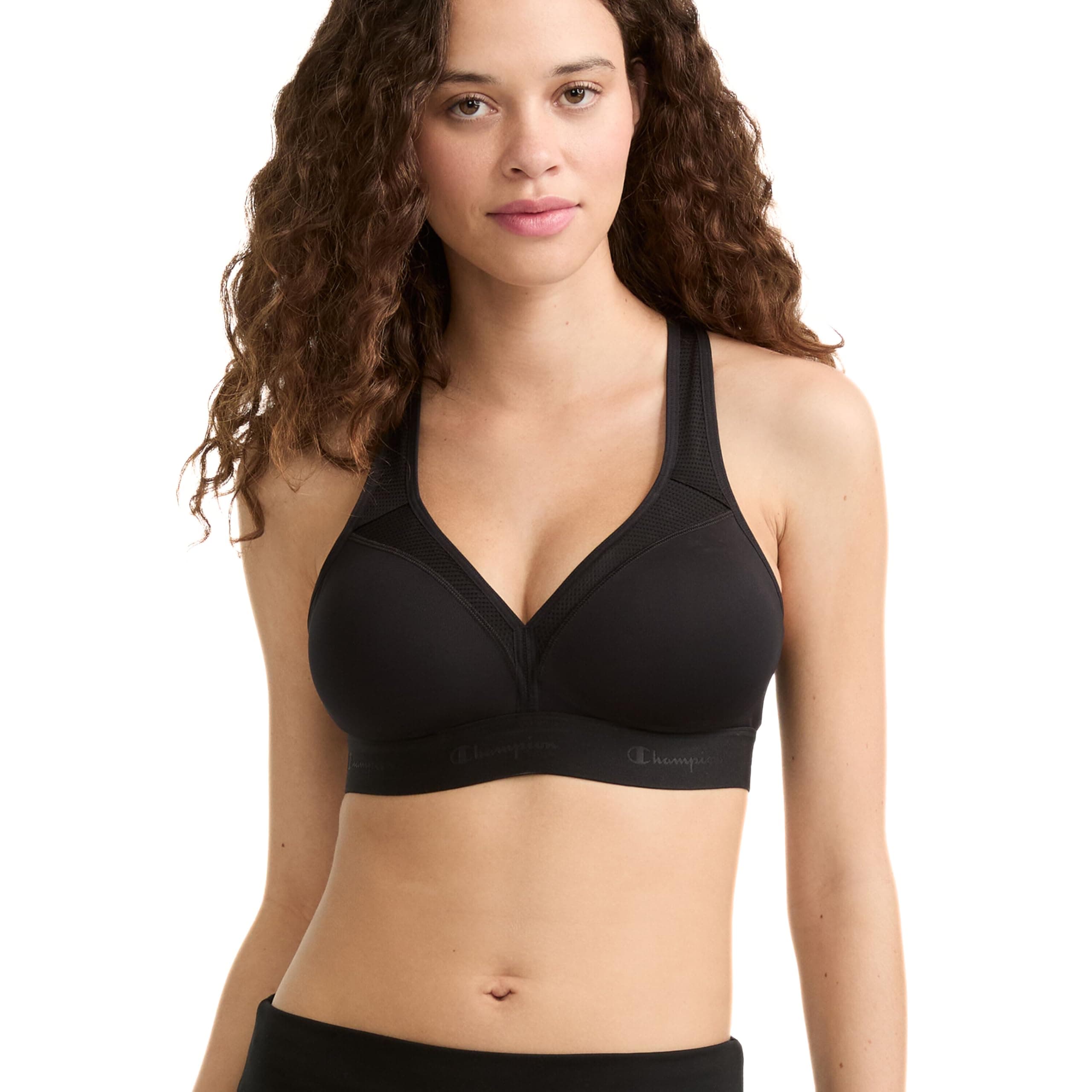 Women's Curvy Sports Bra Textured