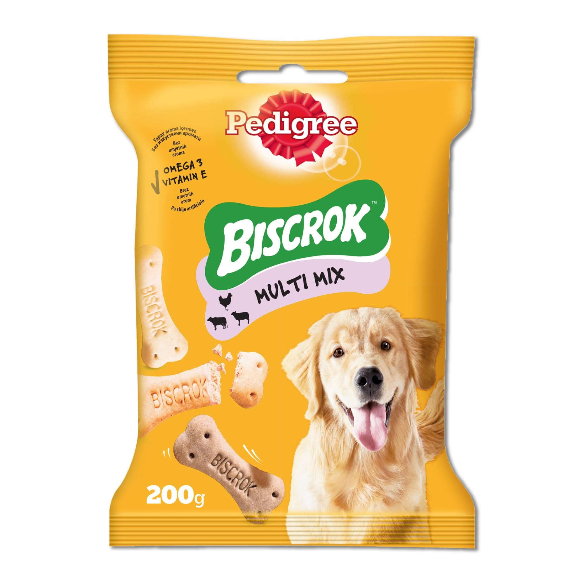 Pedigree Old SKU Food for Adult Dogs, Biscrok Multimix 200g