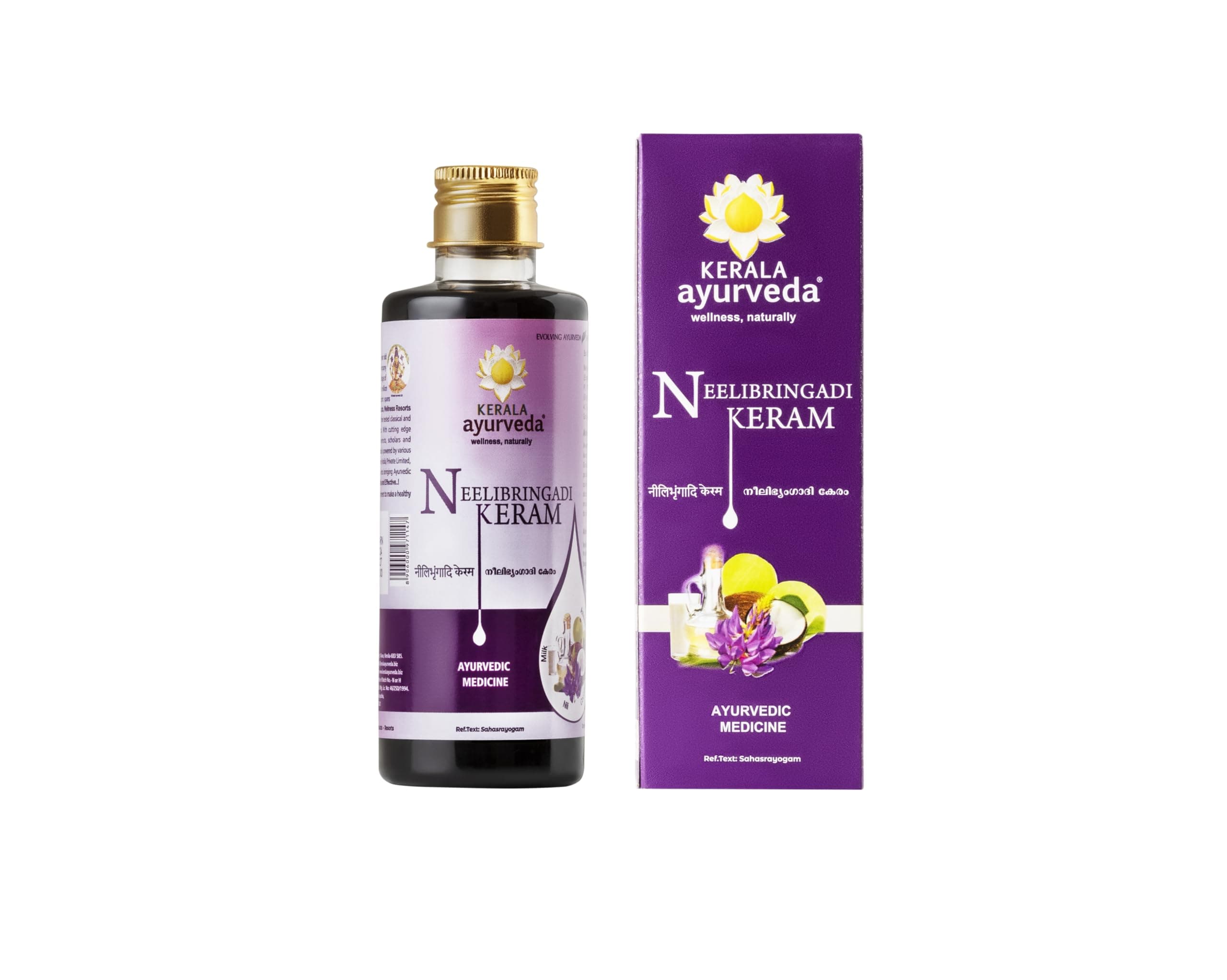 Kerala Ayurveda Neelibringadi Keram Hair Tonic, 200 ml