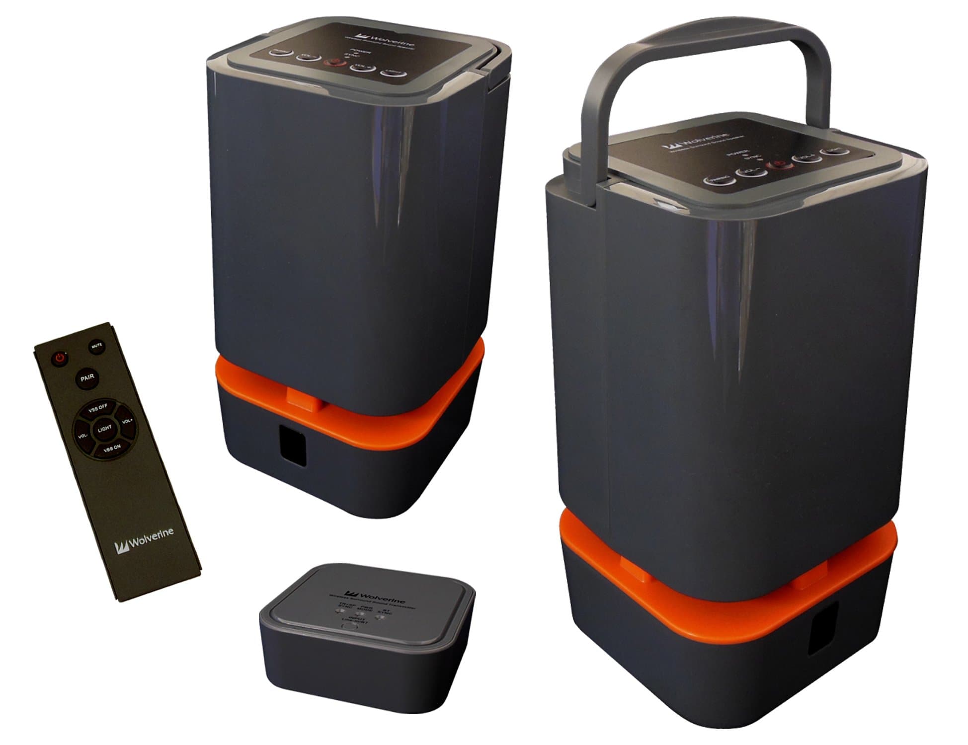 Wolverine 5.8GHz Wireless Outdoor Indoor Dual Speakers Expandable up to 8 Speakers